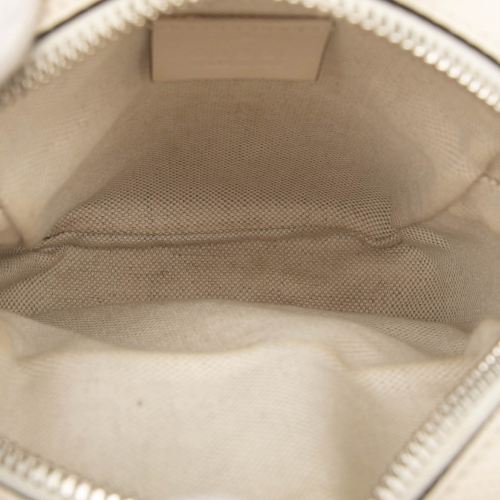 Pre-Loved Gucci Mini GG Embossed Perforated Calfskin Satchel - Picture 4 of 8